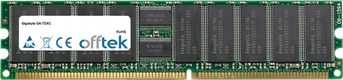 GA-7DXC 1GB Modul - 184 Pin 2.5v DDR266 ECC Registered Dimm (Dual Rank)