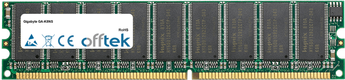 GA-K8NS 1GB Modul - 184 Pin 2.6v DDR400 ECC Dimm (Dual Rank)