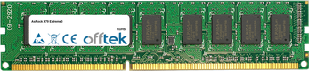 X79 Extreme3 8GB Modul - 240 Pin 1.5v DDR3 PC3-10600 ECC Dimm (Dual Rank)