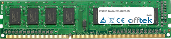 X79 Classified (151-SE-E779-KR) 8GB Modul - 240 Pin 1.5v DDR3 PC3-10600 Non-ECC Dimm