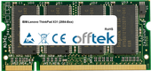 ThinkPad X31 (2884-Bxx) 512MB Modul - 200 Pin 2.5v DDR PC266 SoDimm