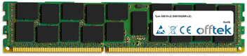 S8010-LE (S8010G2NR-LE) 16GB Modul - 240 Pin 1.5v DDR3 PC3-8500 ECC Registered Dimm (Quad Rank)