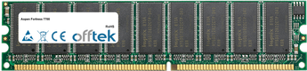 Fortress 7700 1GB Modul - 184 Pin 2.6v DDR400 ECC Dimm (Dual Rank)