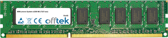 System X3200 M3 (7327-xxx) 4GB Modul - 240 Pin 1.5v DDR3 PC3-8500 ECC Dimm (Dual Rank)