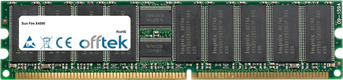 Fire X4500 4GB Satz (2x2GB Module) - 184 Pin 2.5v DDR400 ECC Registered Dimm (Dual Rank)