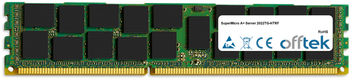 A+ Server 2022TG-HTRF 32GB Modul - 240 Pin DDR3 PC3-10600 LRDIMM  