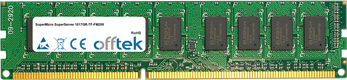 SuperServer 1017GR-TF-FM209 8GB Modul - 240 Pin 1.5v DDR3 PC3-10600 ECC Dimm (Dual Rank)