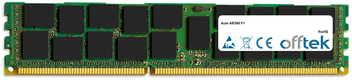 AR360 F1 16GB Modul - 240 Pin 1.5v DDR3 PC3-8500 ECC Registered Dimm (Quad Rank)