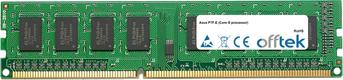P7F-E (Core I5 Processor) 4GB Modul - 240 Pin 1.5v DDR3 PC3-8500 Non-ECC Dimm