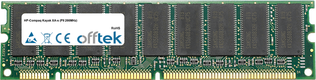 Kayak XA-s (PII 266MHz) 256MB Modul - 168 Pin 3.3v PC100 ECC SDRAM Dimm