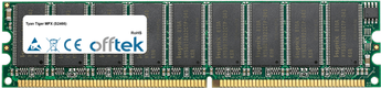 Tiger MPX (S2466) 512MB Modul - 184 Pin 2.5v DDR333 ECC Dimm (Single Rank)