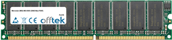 MS-6565 (GNB Max-FISR) 1GB Modul - 184 Pin 2.5v DDR266 ECC Dimm (Dual Rank)
