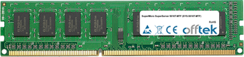 SuperServer 5016T-MTF (SYS-5016T-MTF) 2GB Modul - 240 Pin 1.5v DDR3 PC3-8500 Non-ECC Dimm