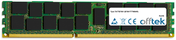 TA77B7061 (B7061T77W8HR) 32GB Modul - 240 Pin DDR3 PC3-10600 LRDIMM  