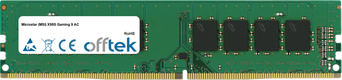 X99S Gaming 9 AC 16GB Modul - 288 Pin 1.2v DDR4 PC4-17000 Non-ECC Dimm
