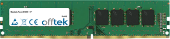 Favorit 6000 I 07 16GB Modul - 288 Pin 1.2v DDR4 PC4-17000 Non-ECC Dimm