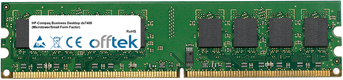 Business Desktop Dx7408 (Microtower/Small Formfaktor) 2GB Modul - 240 Pin 1.8v DDR2 PC2-6400 Non-ECC Dimm
