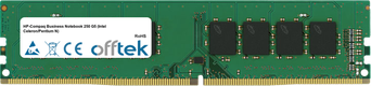 Business Notebook 250 G5 (Intel Celeron/Pentium N) 4GB Modul - 288 Pin 1.2v DDR4 PC4-19200 Non-ECC Dimm