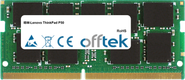ThinkPad P50 16GB Modul - 260 Pin 1.2v DDR4 PC4-19200 ECC SoDimm
