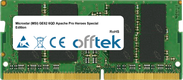 GE62 6QD Apache Pro Heroes Special Edition 16GB Modul - 260 Pin 1.2v DDR4 PC4-17000 SoDimm