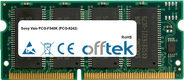 Vaio PCG-F540K (PCG-9242) 128MB Modul - 144 Pin 3.3v PC100 SDRAM SoDimm