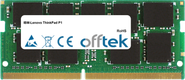 ThinkPad P1 16GB Modul - 260 Pin 1.2v DDR4 PC4-21300 ECC SoDimm