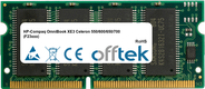 OmniBook XE3 Celeron 550/600/650/700 (F23xxx) 128MB Modul - 144 Pin 3.3v PC100 SDRAM SoDimm