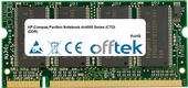 Pavilion Notebook Dv4000 Serie (CTO) (DDR) 1GB Modul - 200 Pin 2.5v DDR PC333 SoDimm