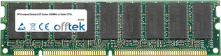 Deskpro EP Serie (350MHz Or Faster CPU) 256MB Modul - 168 Pin 3.3v PC100 ECC SDRAM Dimm