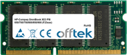 OmniBook XE3 PIII 650/700/750/800/850/900 (F23xxx) 128MB Modul - 144 Pin 3.3v PC100 SDRAM SoDimm