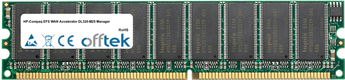 EFS WAN Accelerator DL320-M25 Manager 1GB Modul - 184 Pin 2.6v DDR400 ECC Dimm (Dual Rank)