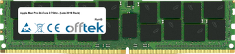 Mac Pro 24-Core 2.7GHz - (Late 2019 Rack) 128GB Modul - 288 Pin 1.2v DDR4 PC4-23400 ECC Registered Dimm