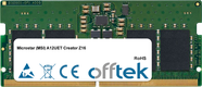 A12UET Creator Z16 32GB Modul - 262 Pin 1.1v DDR5 PC5-38400 SoDimm