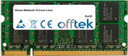 Webbook 10.2-inch Linux 1GB Modul - 200 Pin 1.8v DDR2 PC2-4200 SoDimm