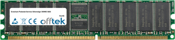Pedestal Service Silveredge 300WD SBS 1GB Modul - 184 Pin 2.5v DDR266 ECC Registered Dimm (Single Rank)