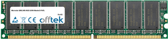 MS-9620 (K8N Master2-FAR) 256MB Modul - 184 Pin 2.6v DDR400 ECC Dimm (Single Rank)