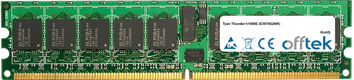 Thunder H1000E (S3970G2NR) 4GB Satz (2x2GB Module) - 240 Pin 1.8v DDR2 PC2-5300 ECC Registered Dimm (Single Rank)