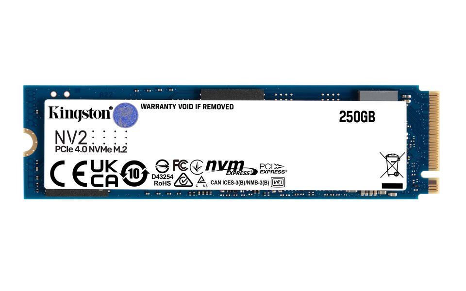 Kingston NV2 PCIe 4.0 NVMe SSD 250GB Laufwerk