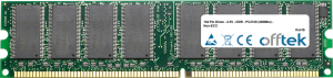  184 Pin Dimm - 2.5V - DDR - PC2100 (266Mhz) - Non-ECC 128MB Modul