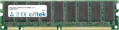  168 Pin Dimm - SDRAM - PC133 (133Mhz) - 3.3V - Ungepuffert ECC 512MB Modul
