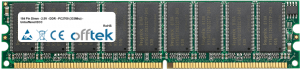  184 Pin Dimm - 2.5V - DDR - PC2700 (333Mhz) - Ungepuffert ECC 256MB Modul