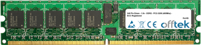  240 Pin Dimm - 1.8v - DDR2 - PC2-3200 (400Mhz) - ECC Registriert 1GB Modul