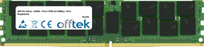  288 Pin Dimm - DDR4 - PC4-17000 (2133Mhz) - ECC Registriert 8GB Modul