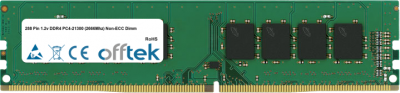  288 Pin 1.2v DDR4 PC4-21300 (2666Mhz) Non-ECC Dimm 16GB Modul