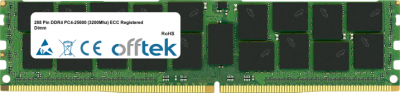  288 Pin DDR4 PC4-25600 (3200Mhz) ECC Registriert Dimm 64GB Modul