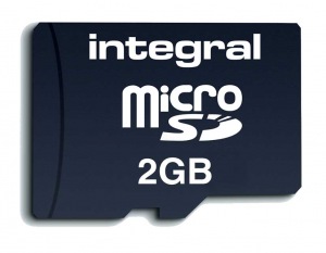 Integral Transflash/Micro SD Karte (Ohne Adapter) 2GB Karte