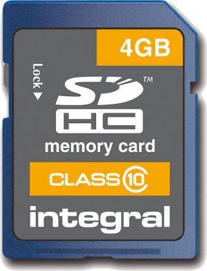 Integral SDHC Karte (Class 10) 4GB Karte (Class 10)