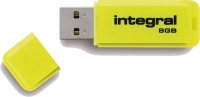 Integral Neon USB Laufwerk 8GB Laufwerk (Yellow)