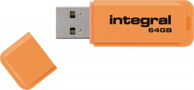 Integral Neon USB Laufwerk 64GB Laufwerk (Orange)