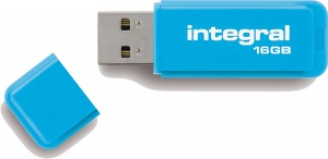 Integral Neon USB Laufwerk 16GB Laufwerk (Blue)